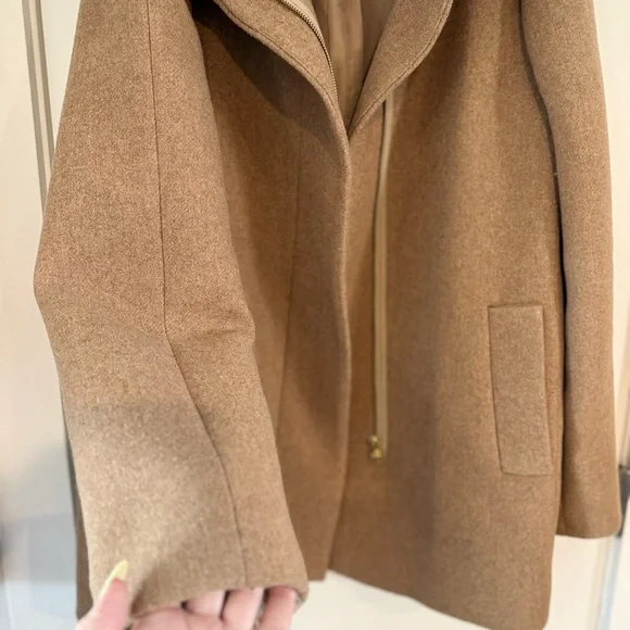 J. Crew Women's Camel Cape Coat - Picture 3 of 4